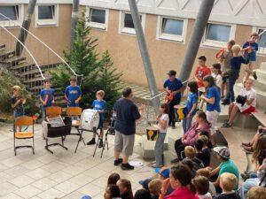 Musikanten im Atrium