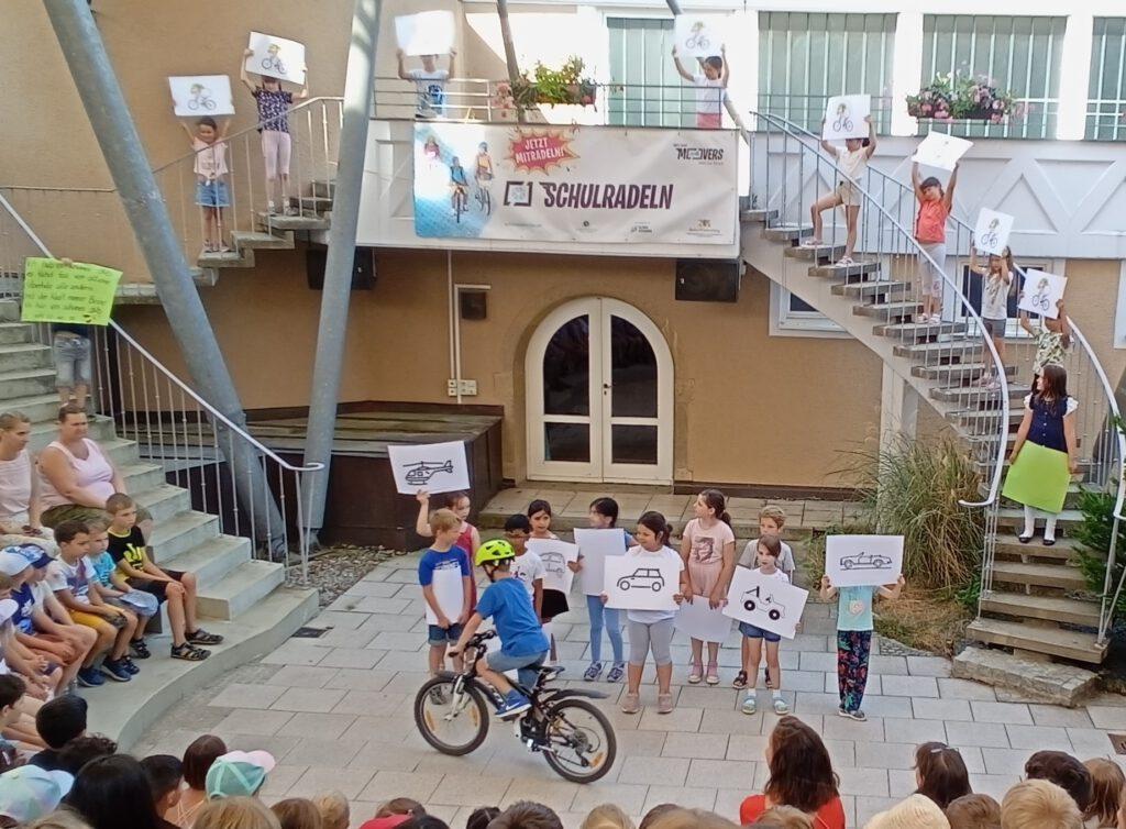 Stadtradeln Aktion im Atrium