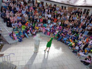 Atrium bei der einschulung