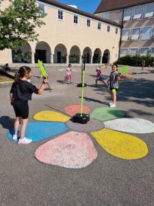 Sporttag auf dem Schulhof