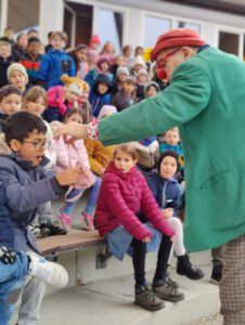 Clown im Publikum