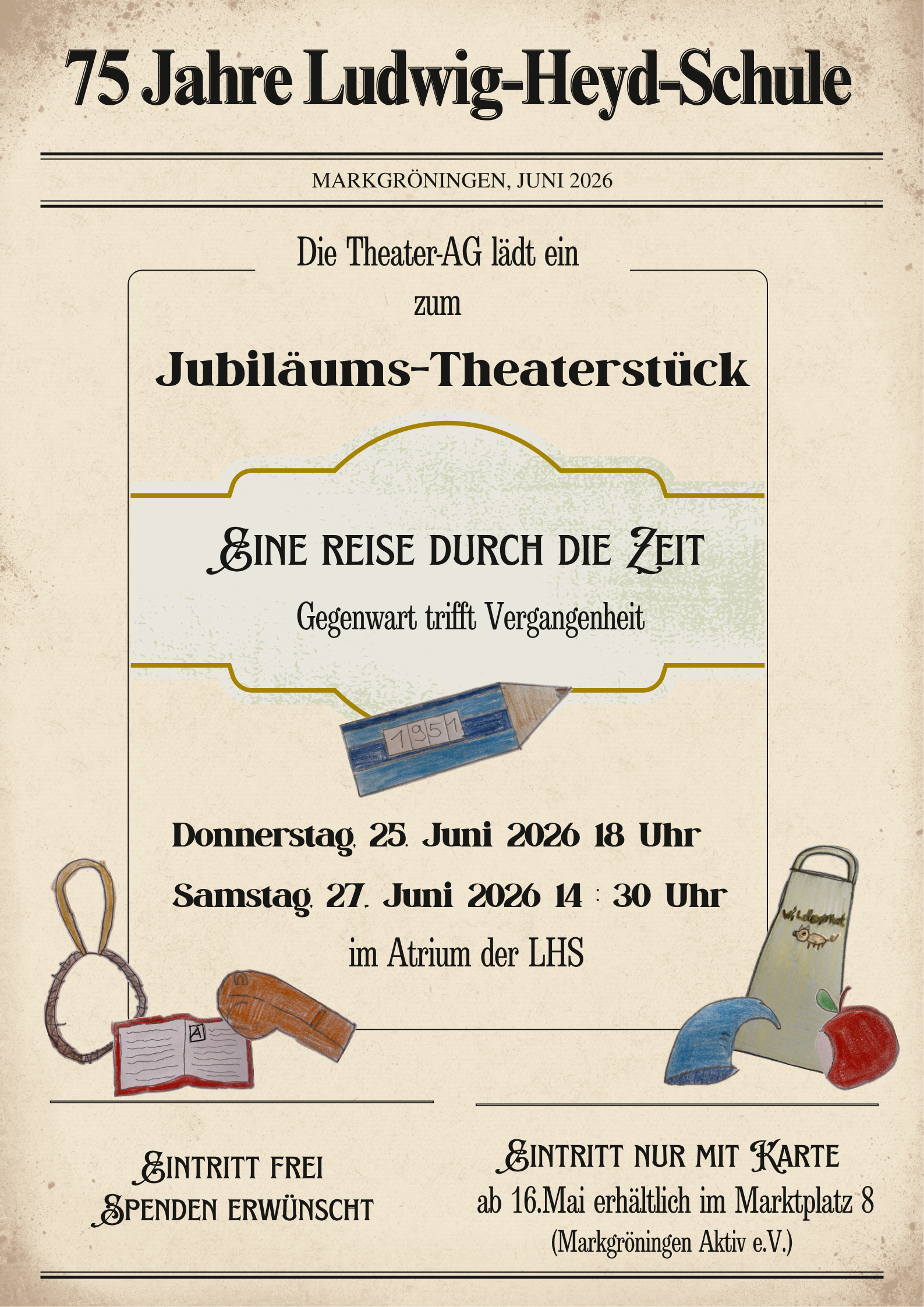 Einladung zum Theaterstück
